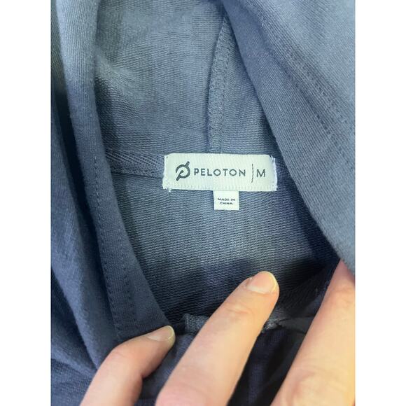 Peloton “Make Your Mark” Quarter Zip Pullover Hoodie, Women’s M, Gray/Purple - Picture 6 of 11